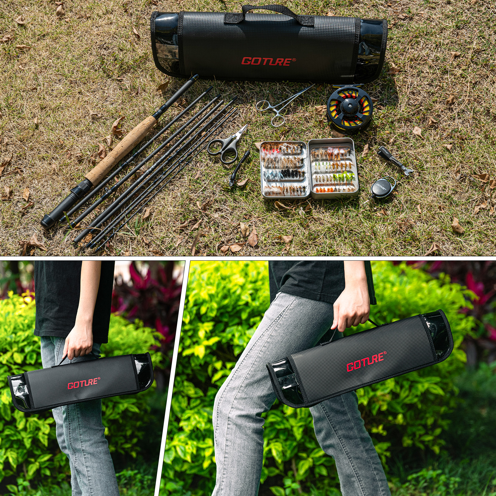 Fishing Rod Fly - Goture Fly Fishing Rod and Reel