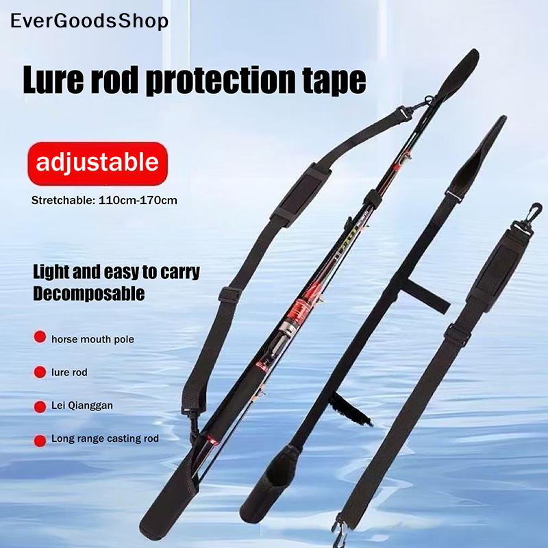 Fishing Rod Combo - Adjustable Fishing Rod Storage Bag Portable