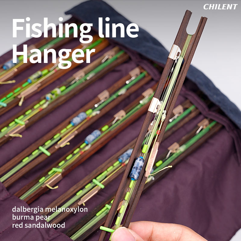 Fishing Rod Combo - LINNHUE high-end Japanese-style mahogany hanging coil