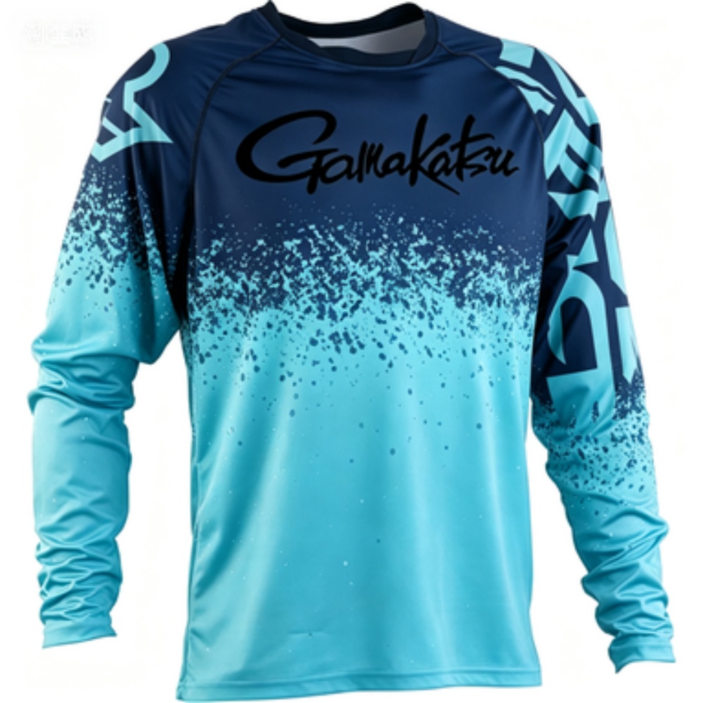 Fishing Rod Boat - Gamakatsu Brand Outdoor Fishing Long-sleeve T-shirt