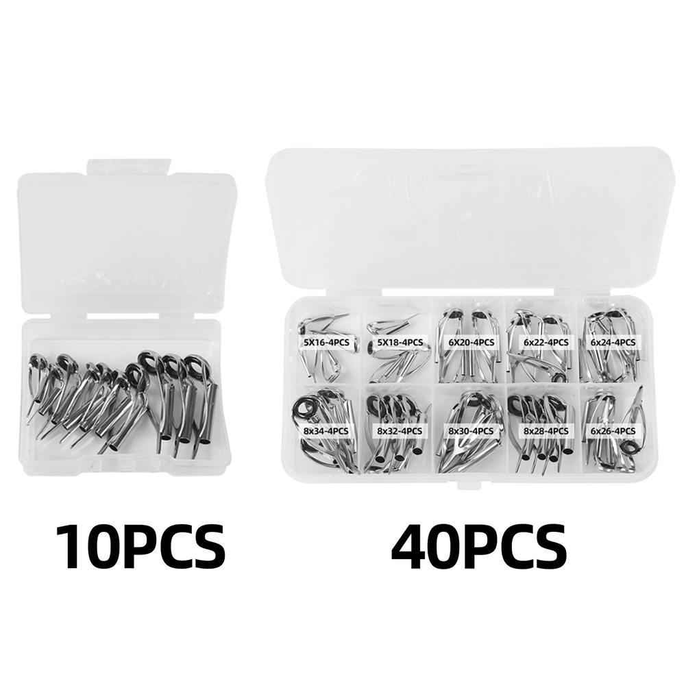 10/40pcs Fishing Rod Guide Rin - Fishing Rod Guide Replacement のレビューと価格