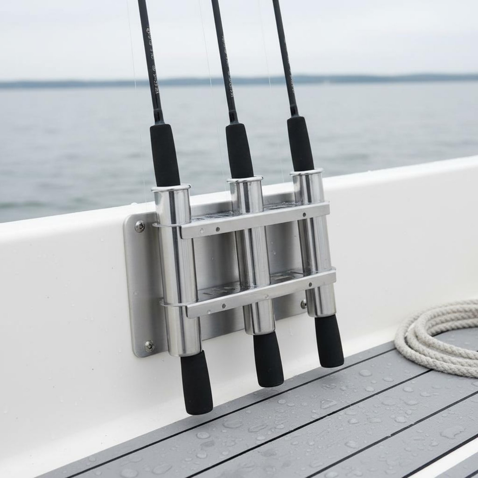 Stainless Steel Boat Rod Holde - Fishing Rod Rack のレビューと価格