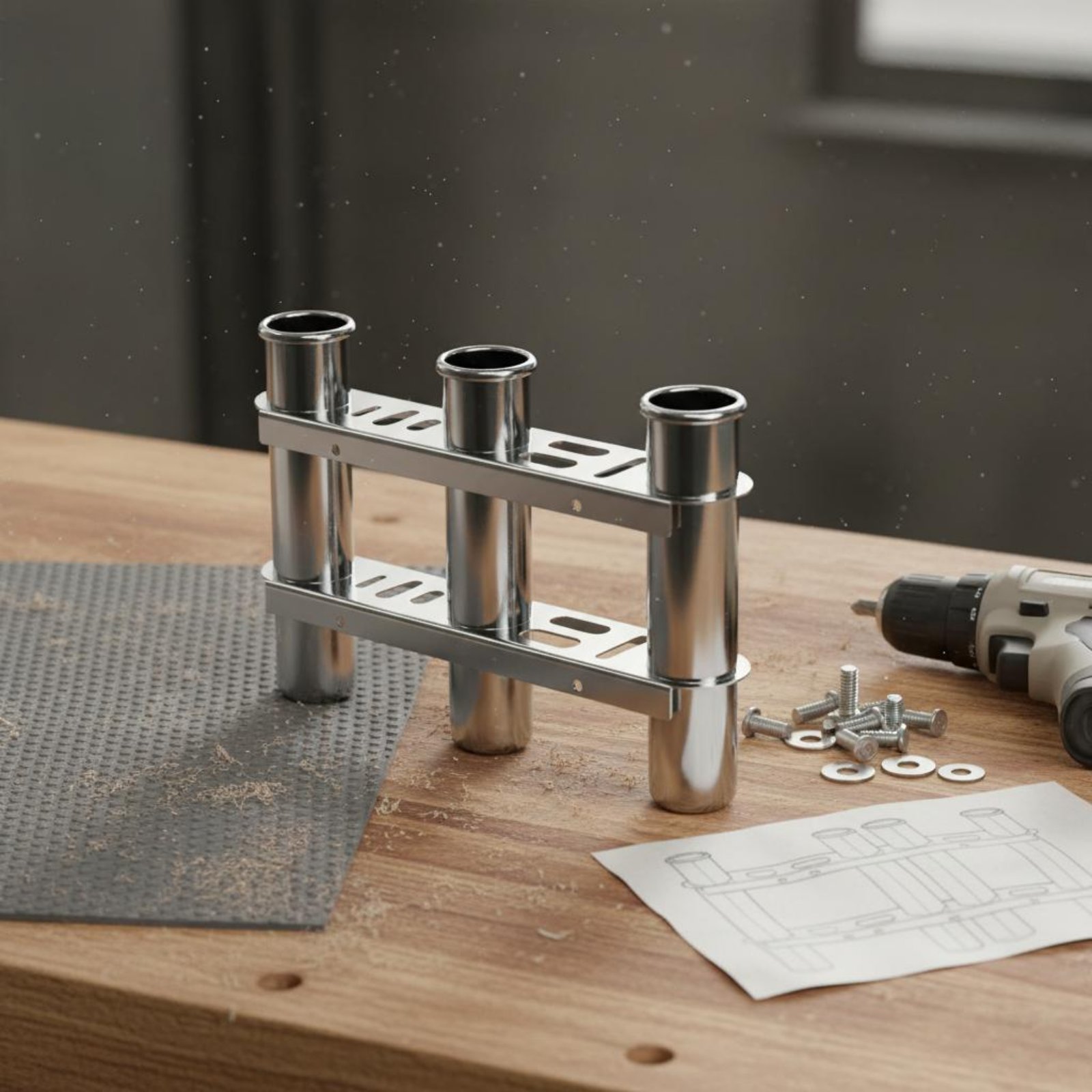 Stainless Steel Boat Rod Holde - Fishing Rod Rack のレビューと価格