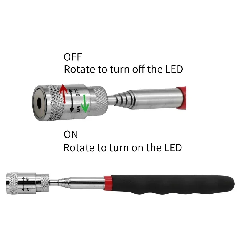 Telescopic Magnetic Pen with L - Fishing Rod Travel のレビューと価格