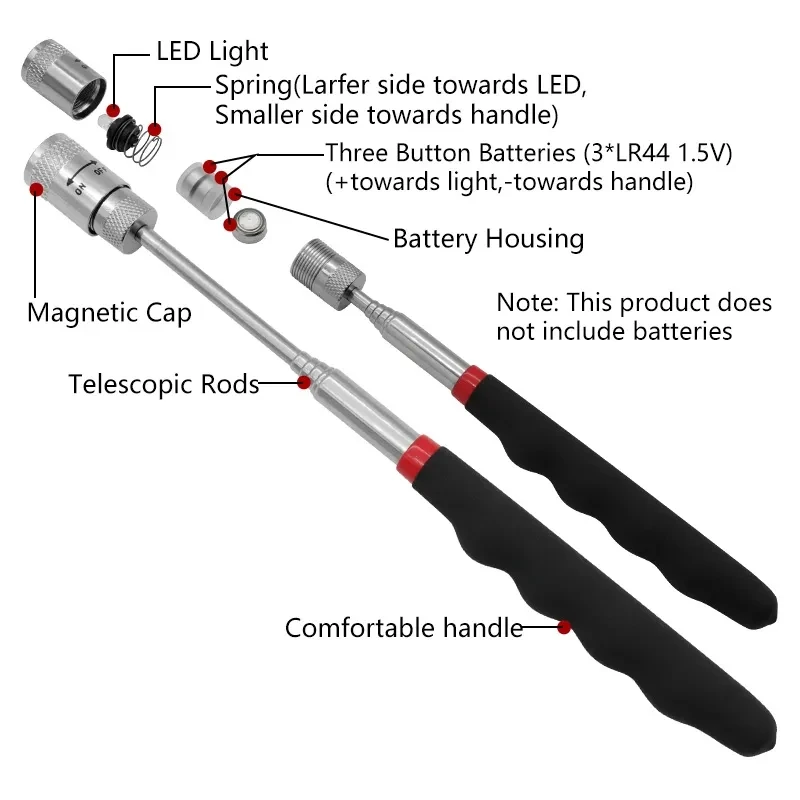 Telescopic Magnetic Pen Extend - Fishing Rod Travel のレビューと価格