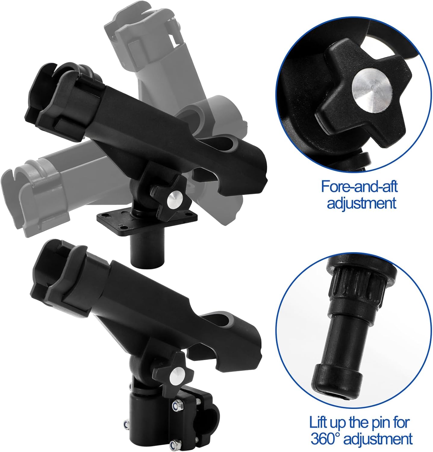 2 Pack Fishing Rod Holder with - Fishing Rod Combo のレビューと価格