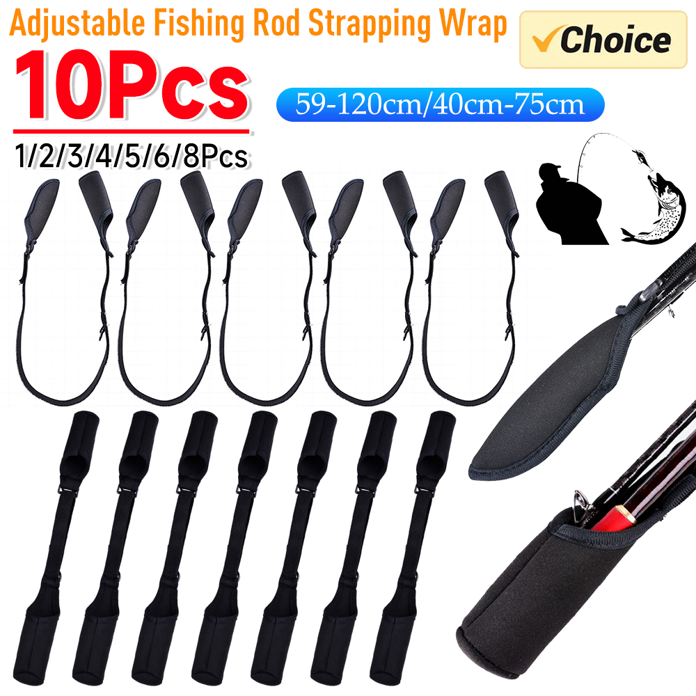 1-10PCS Fishing Rod Socks Srta - Fishing Rod Case のレビューと価格