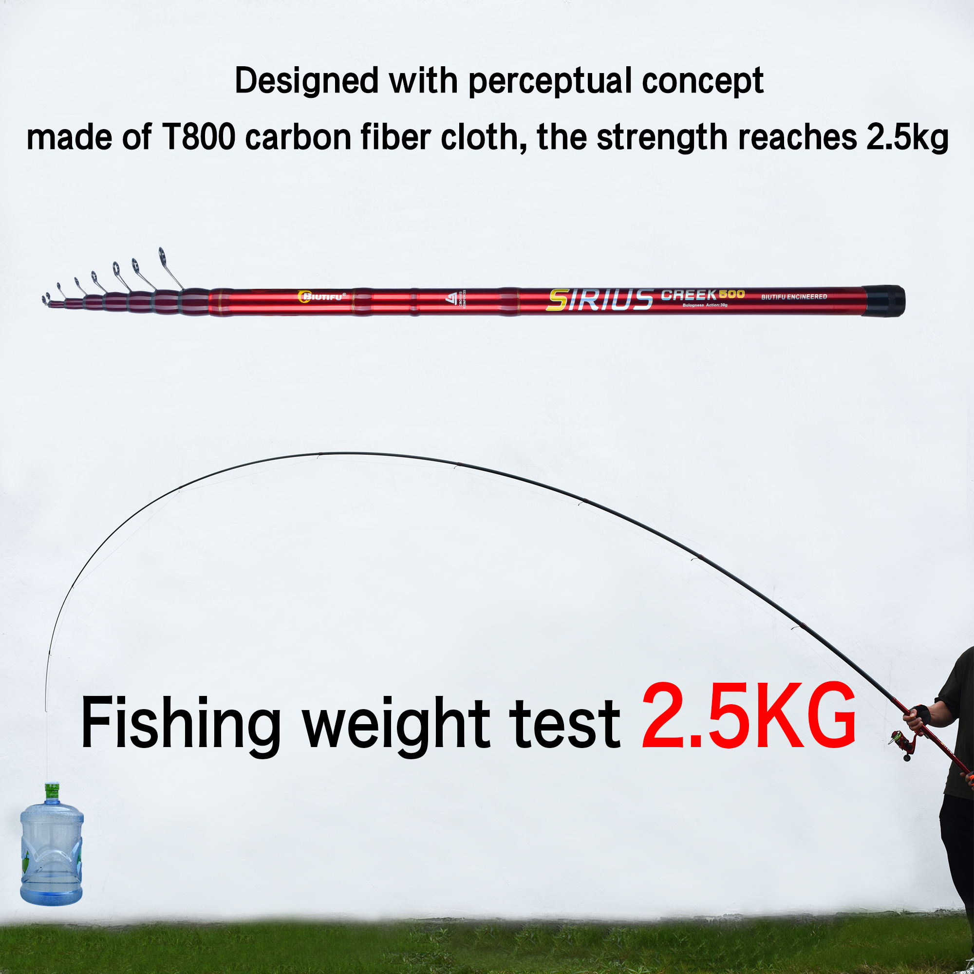 BIUTIFU Telescopic Bolognese F - Fishing Rod Surf のレビューと価格