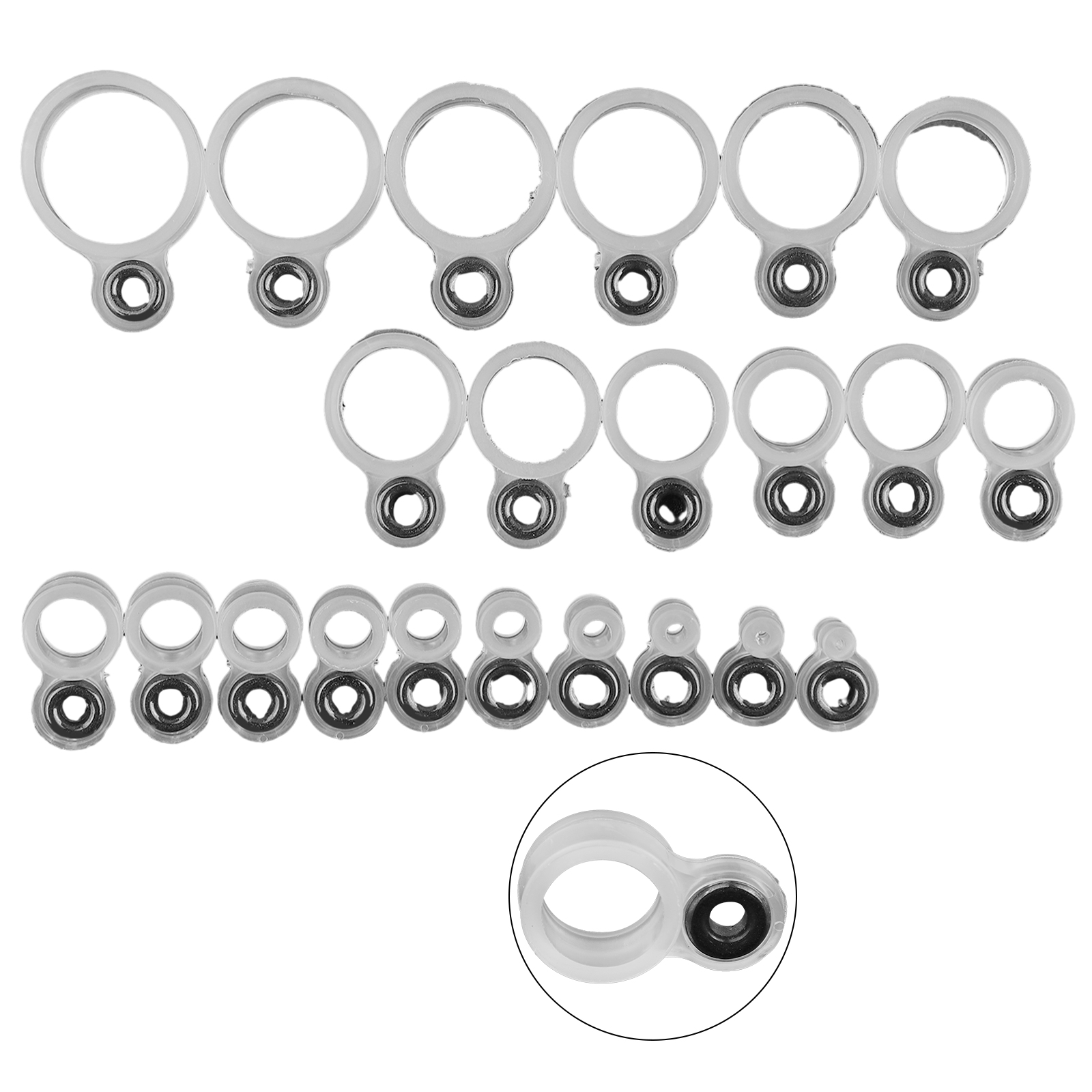14/22Pcs Fishing Rod Eyelet Re - Fishing Rod Repair Kit のレビューと価格