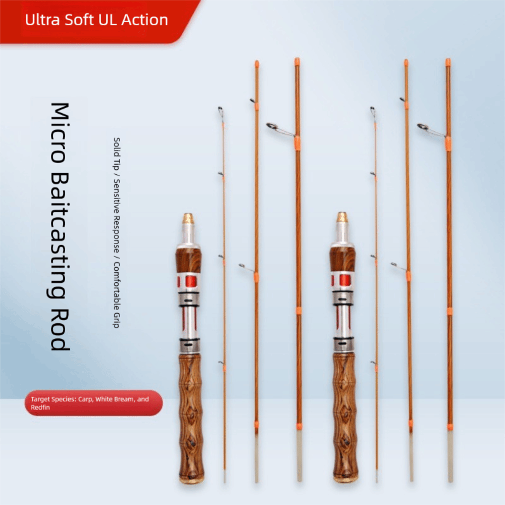 2025 4 Sections Spinning Fishi - Fishing Rod Carbon Fiber のレビューと価格