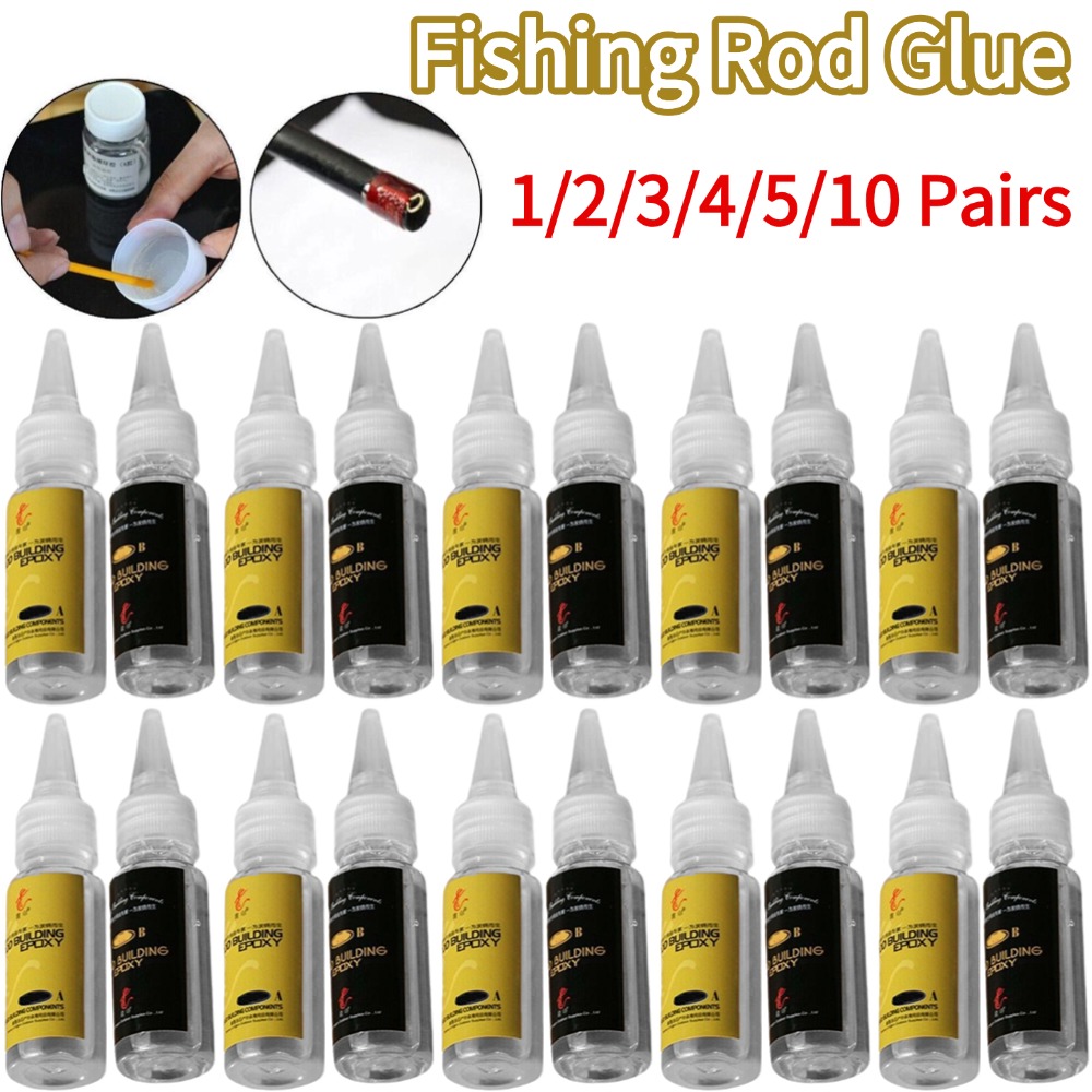 2Pcs Fishing Rod Glue Fishing  - Fishing Rod Repair Kit のレビューと価格
