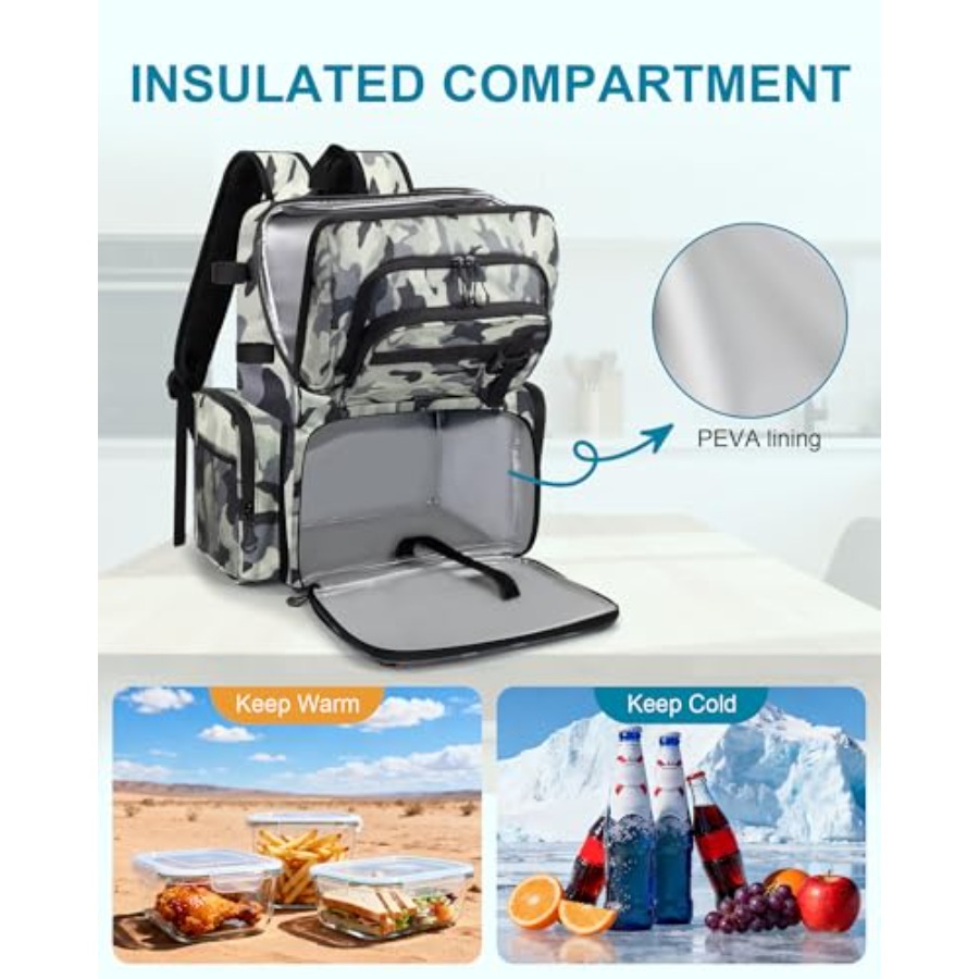 Fishing Backpack with Rod Hold - Fishing Rod Holder のレビューと価格