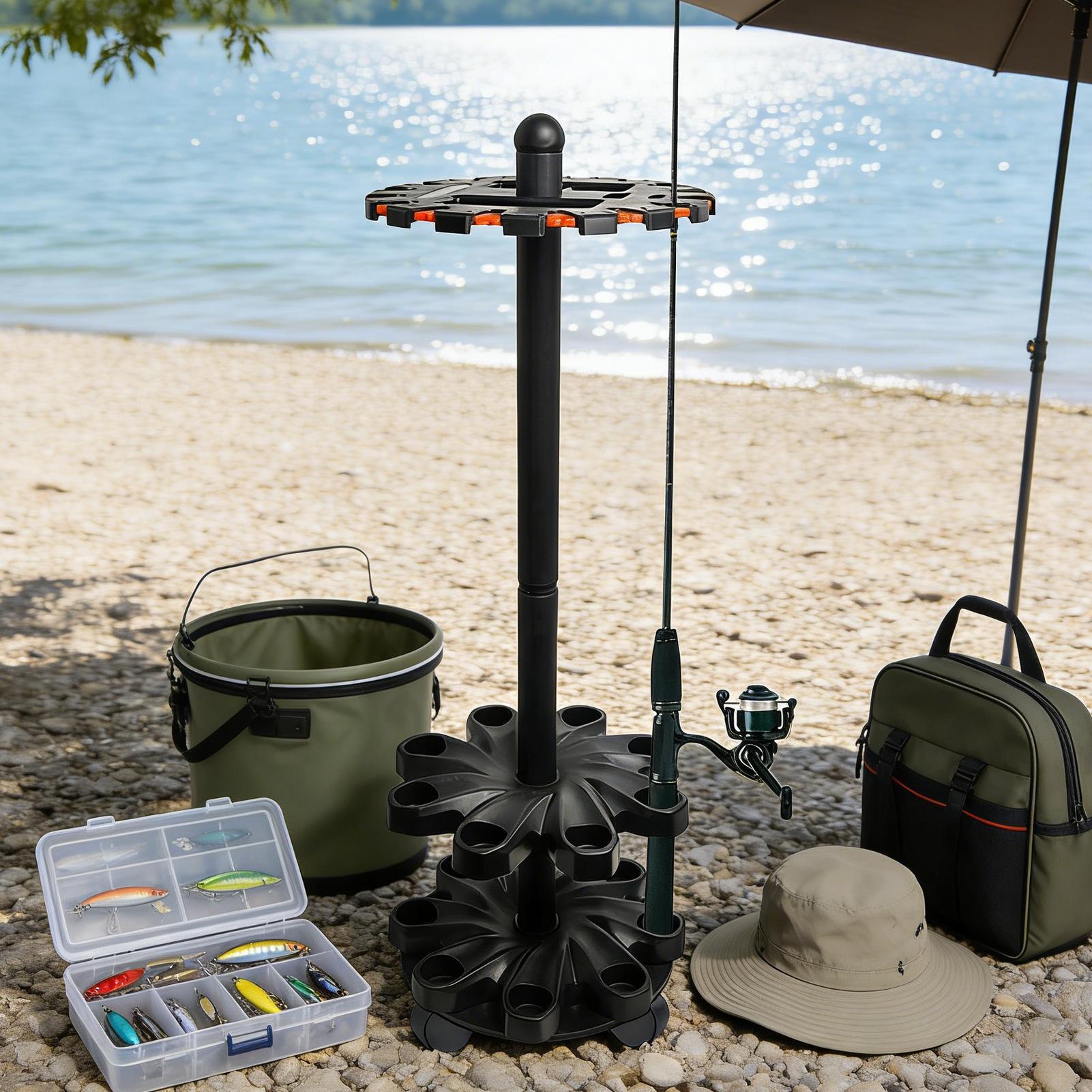 Fishing Rod Racks Angling Pole - Fishing Rod Rack のレビューと価格