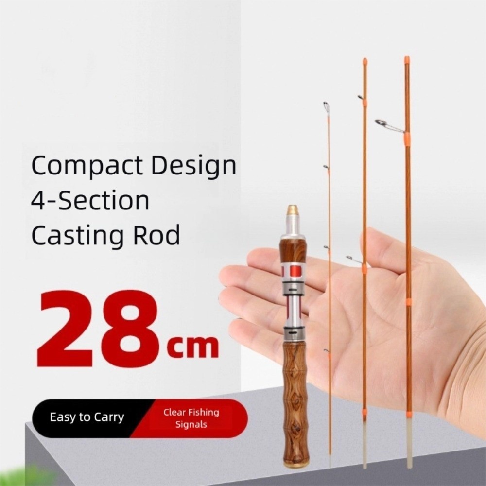4 Sections Spinning Fishing Ro - Fishing Rod Ice のレビューと価格