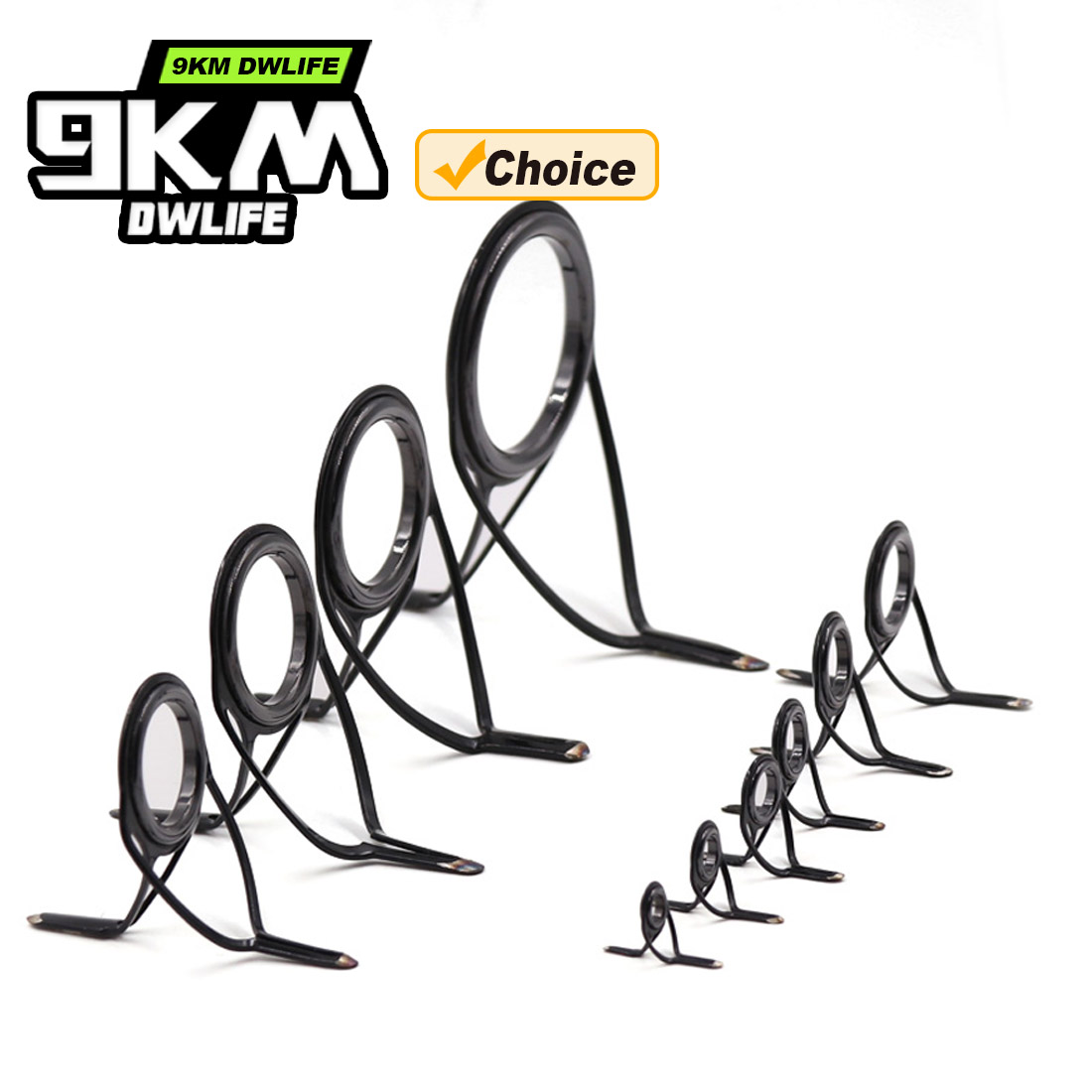9KM OB Curved Rod Guide Kit 10 - Fishing Rod Casting のレビューと価格