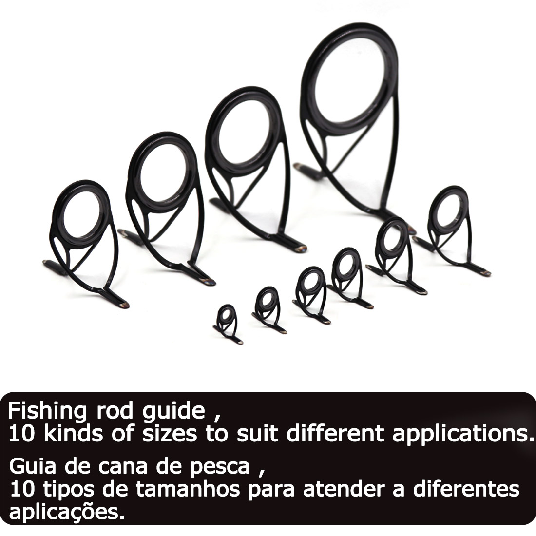 9KM OB Curved Rod Guide Kit 10 - Fishing Rod Casting のレビューと価格