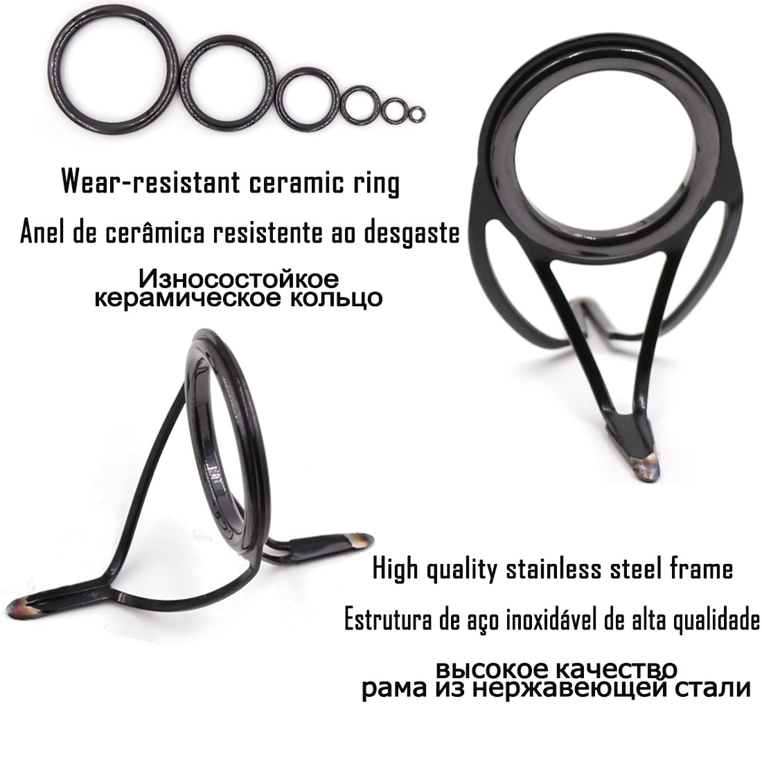9KM OB Curved Rod Guide Kit 10 - Fishing Rod Casting のレビューと価格