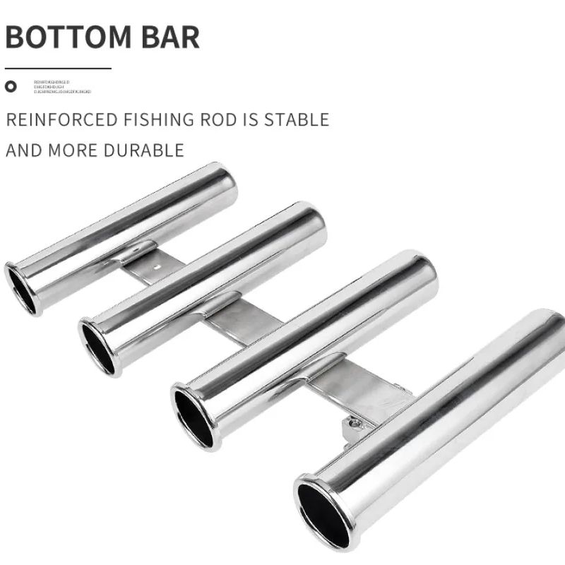 Stainless Steel 4 Tubes Rod ho - Fishing Rod Rack のレビューと価格