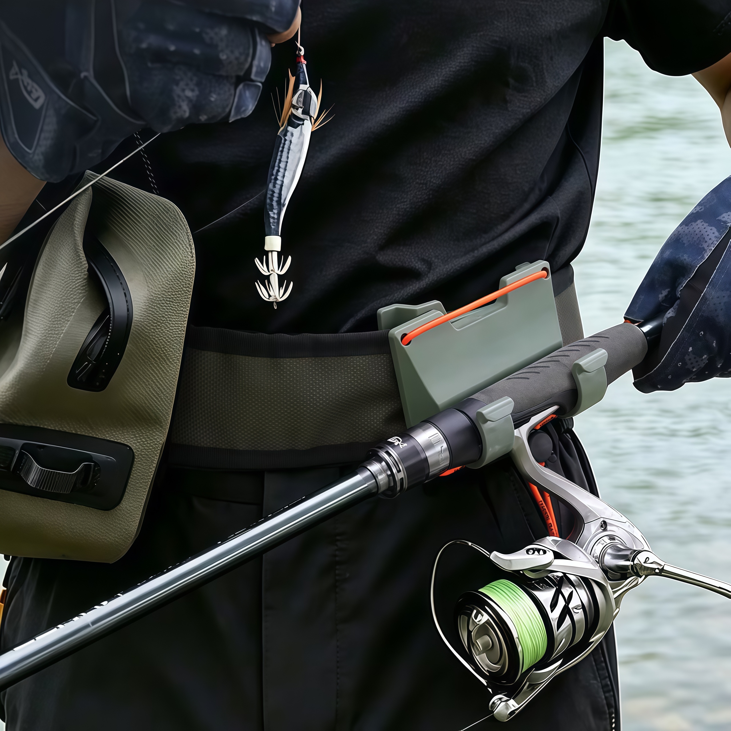DEUKIO Outdoor Belt Clip Rod H - Fishing Rod Spinning のレビューと価格
