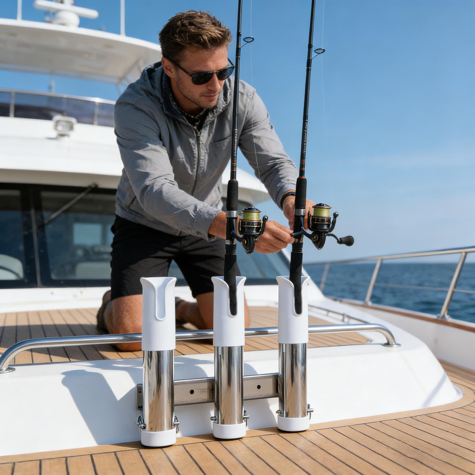 Rod Holder For Boat 3 Tube Lin - Fishing Rod Rack のレビューと価格