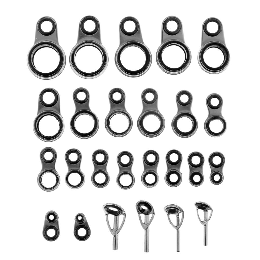 5 Pieces Fishing Rod Tip Kit S - Fishing Rod Guide Replacement のレビューと価格