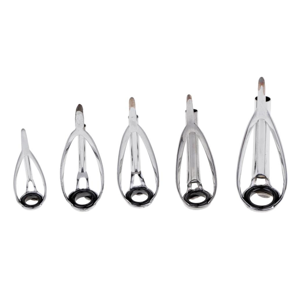 5 Pieces Fishing Rod Tip Kit S - Fishing Rod Guide Replacement のレビューと価格