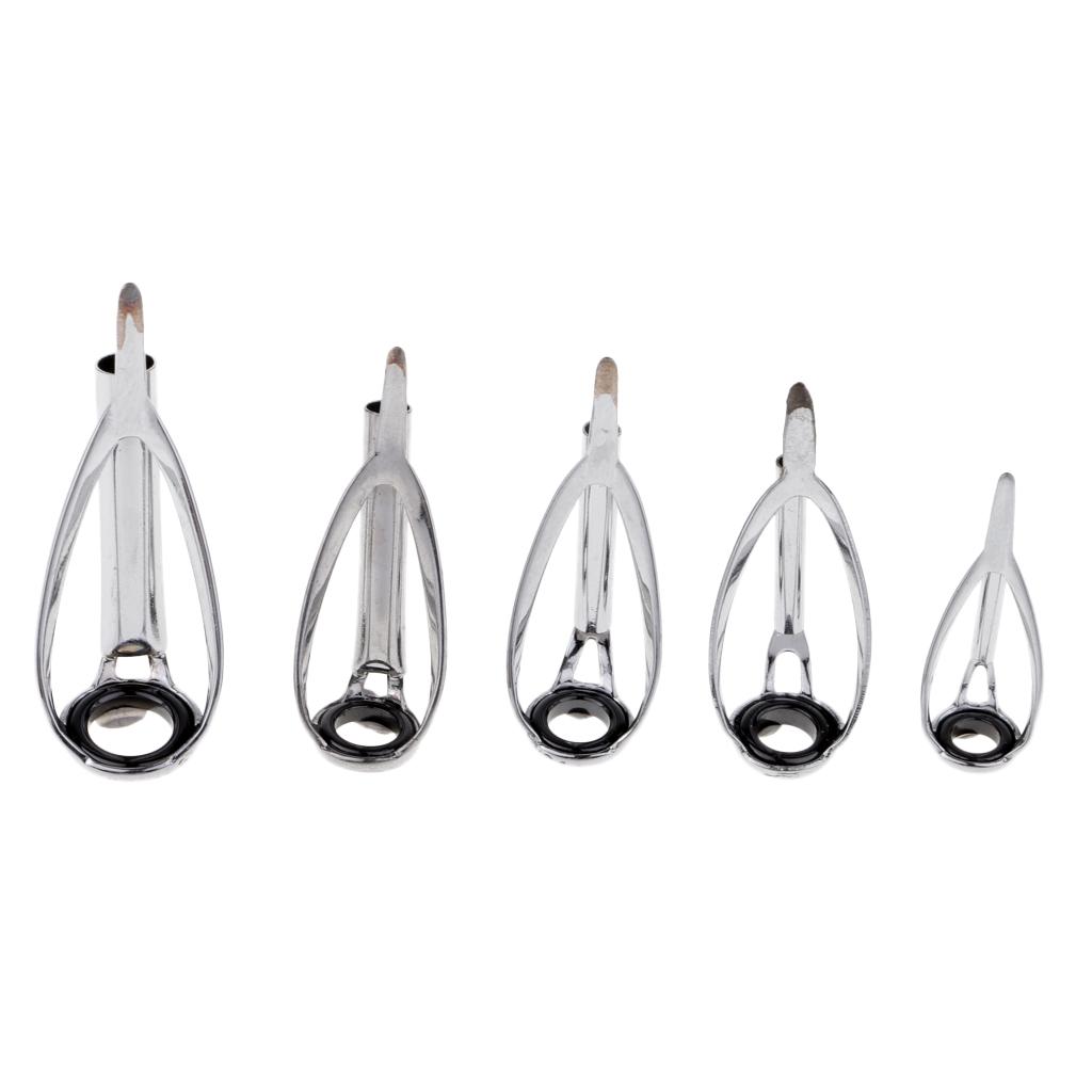 5 Pieces Fishing Rod Tip Kit S - Fishing Rod Guide Replacement のレビューと価格