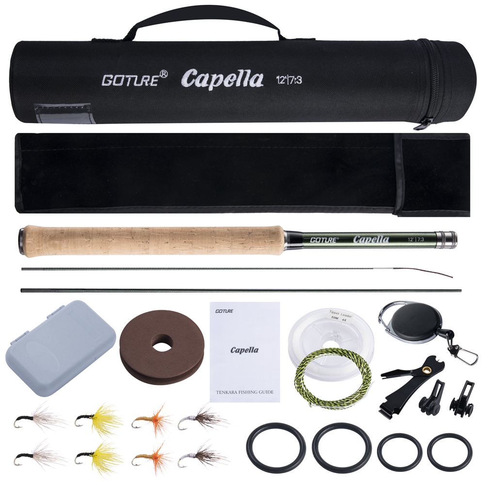 Goture Tenkara Fly Fishing Rod - Fishing Rod Carbon Fiber のレビューと価格
