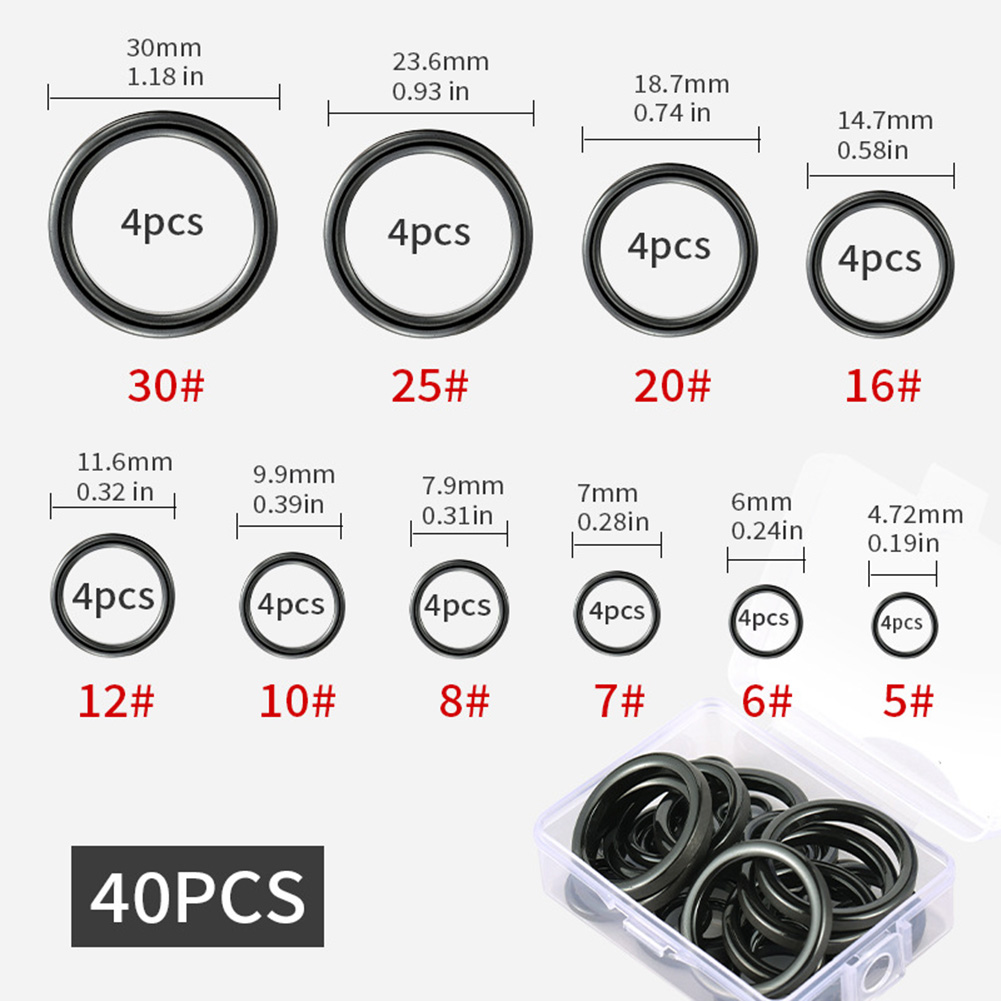 26/40pcs Fishing Rod Guide Rin - Fishing Rod Repair Kit のレビューと価格