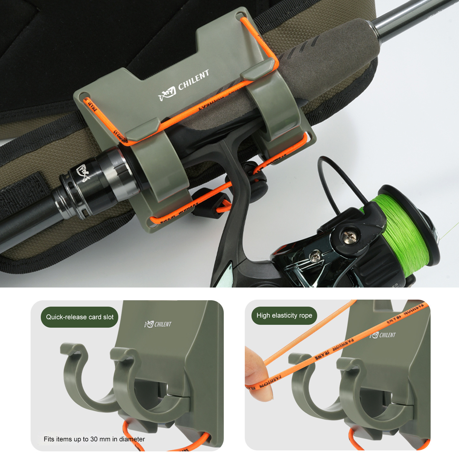 Outdoor Belt Clip Rod Holder H - Fishing Rod Spinning のレビューと価格