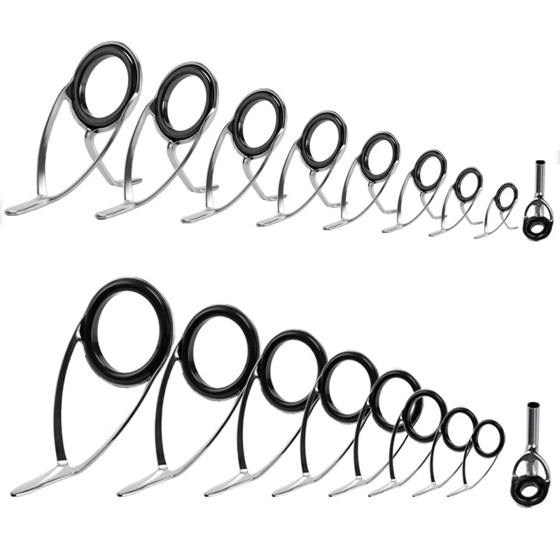 9Pcs Fishing Rod Guides Ring R - Fishing Rod Spinning のレビューと価格