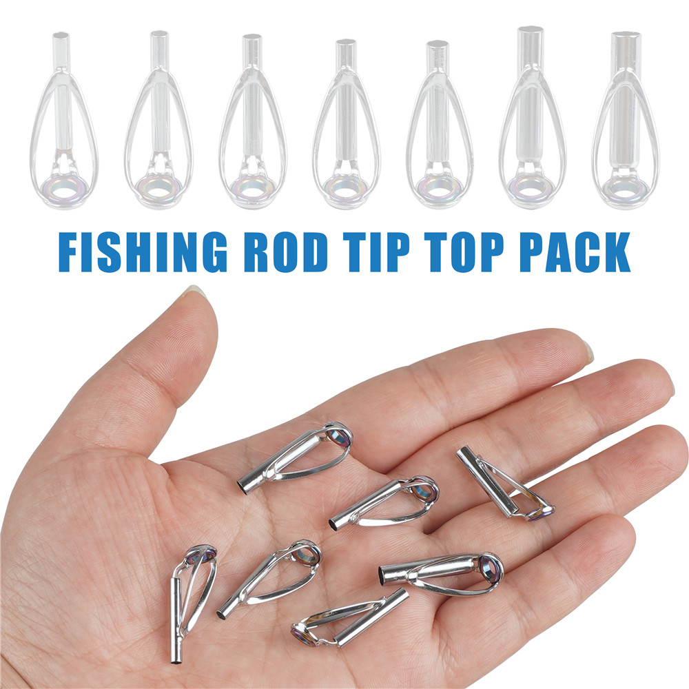10Pcs Fishing rod guide tips r - Fishing Rod Tip Replacement のレビューと価格