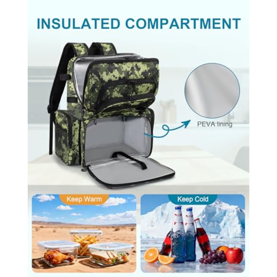 Fishing Backpack with Rod Hold - Fishing Rod Holder のレビューと価格