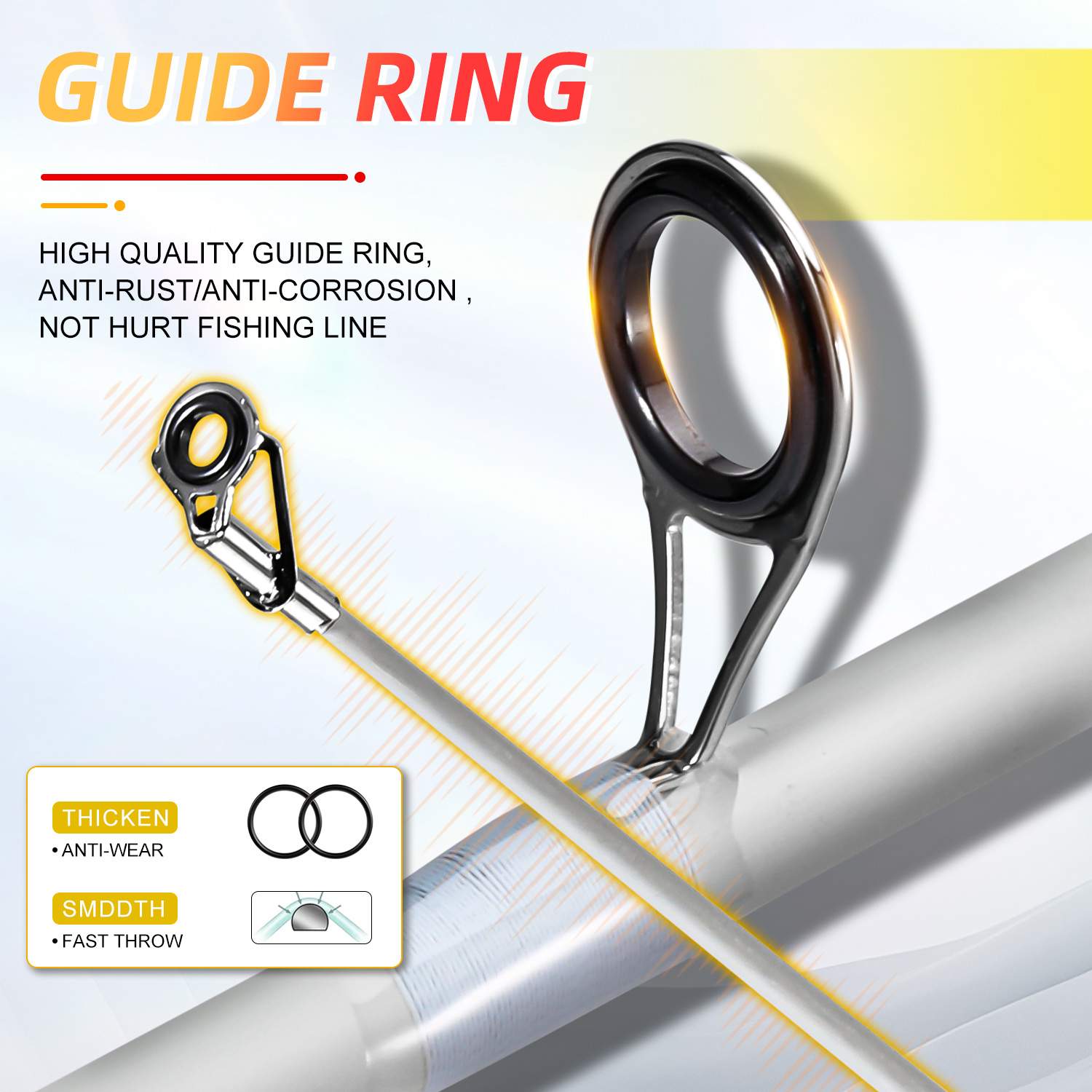 Sougayilang 2section Spinning  - Fishing Rod Carbon Fiber のレビューと価格