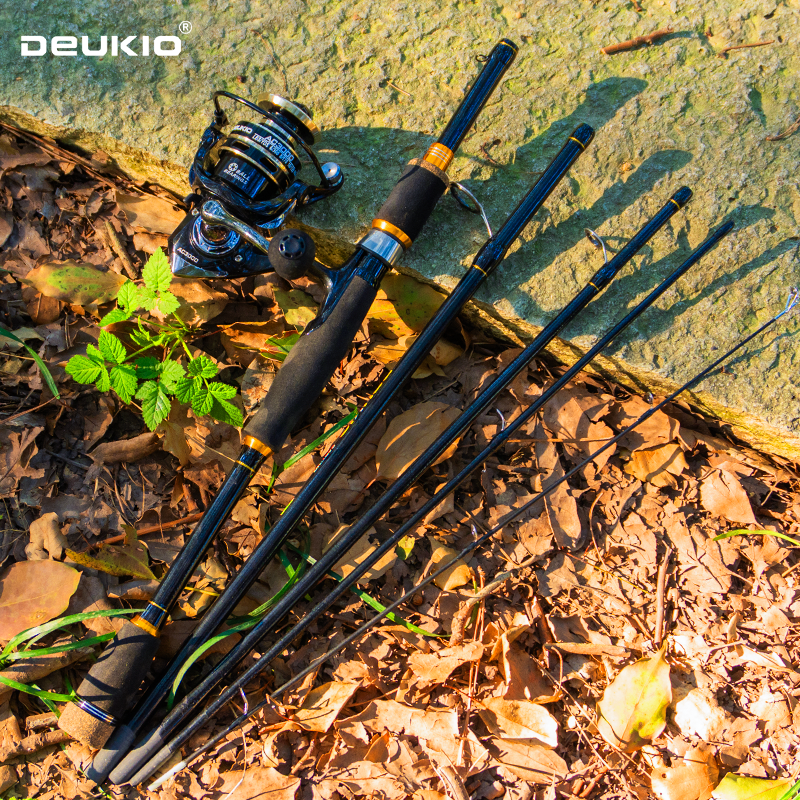 DEUKIO Fishing Rod Reel Combo  - Fishing Rod Carbon Fiber のレビューと価格