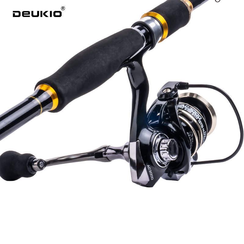 DEUKIO Fishing Rod Reel Combo  - Fishing Rod Carbon Fiber のレビューと価格