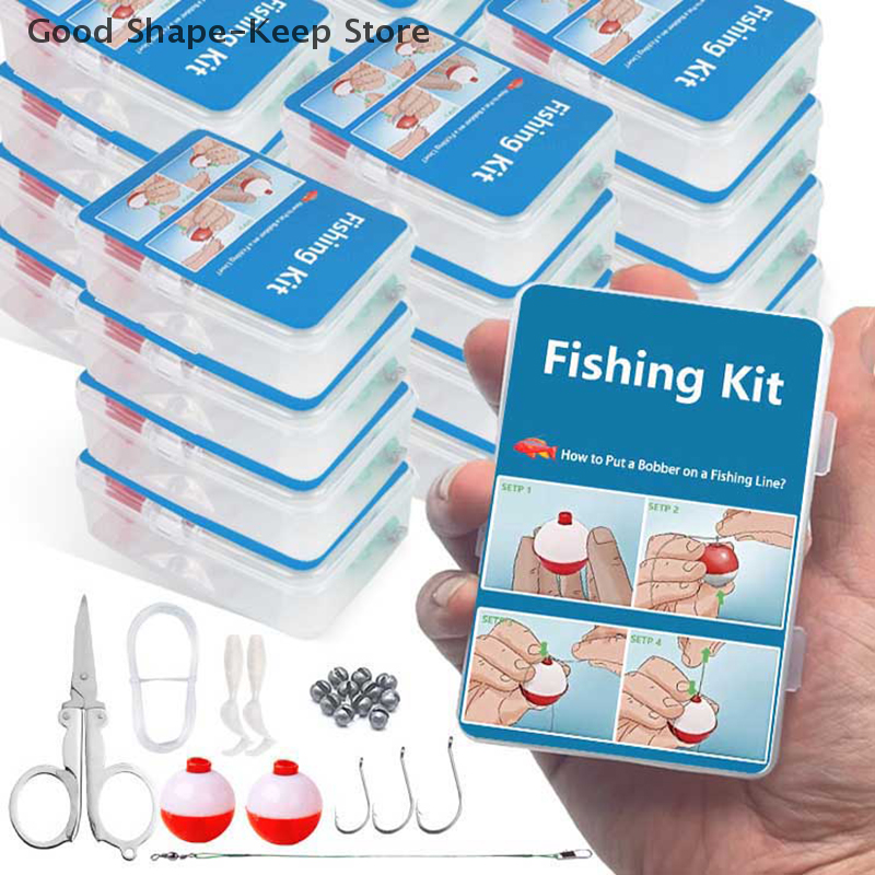 24Pcs Emergency Fishing Kit Po - Fishing Rod Case のレビューと価格